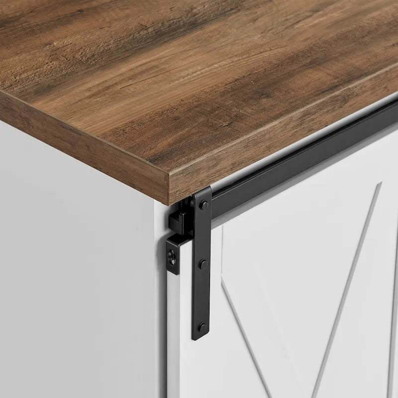 32-inch Sliding Barn Door Cabinet