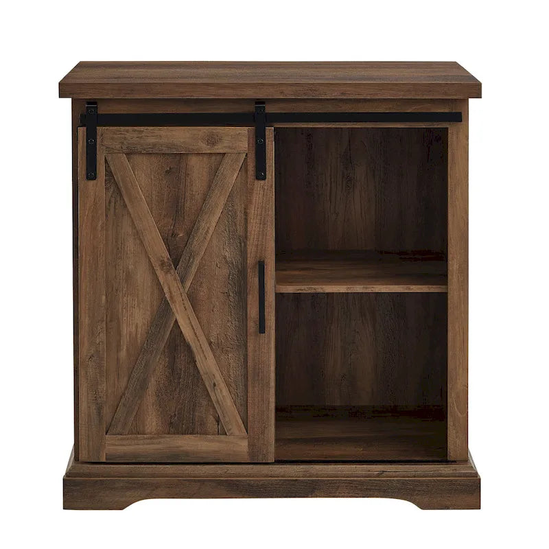 32-inch Sliding Barn Door Cabinet