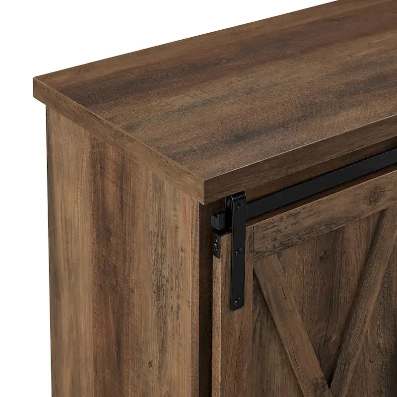 32-inch Sliding Barn Door Cabinet