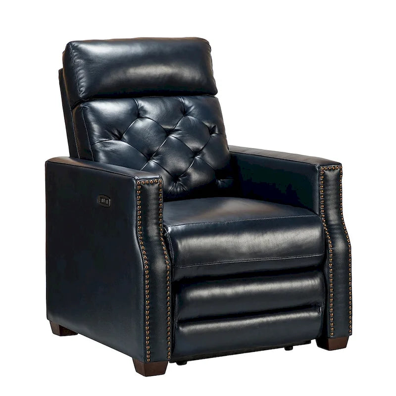 31.50 Wide Genuine Leather Power Recliner with USB Port