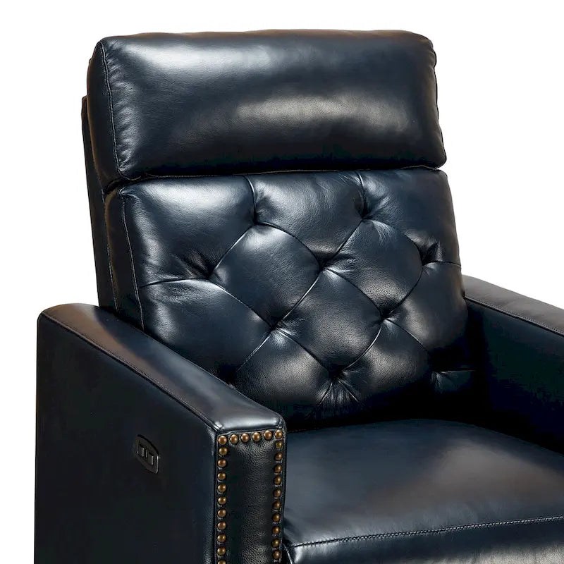 31.50 Wide Genuine Leather Power Recliner with USB Port