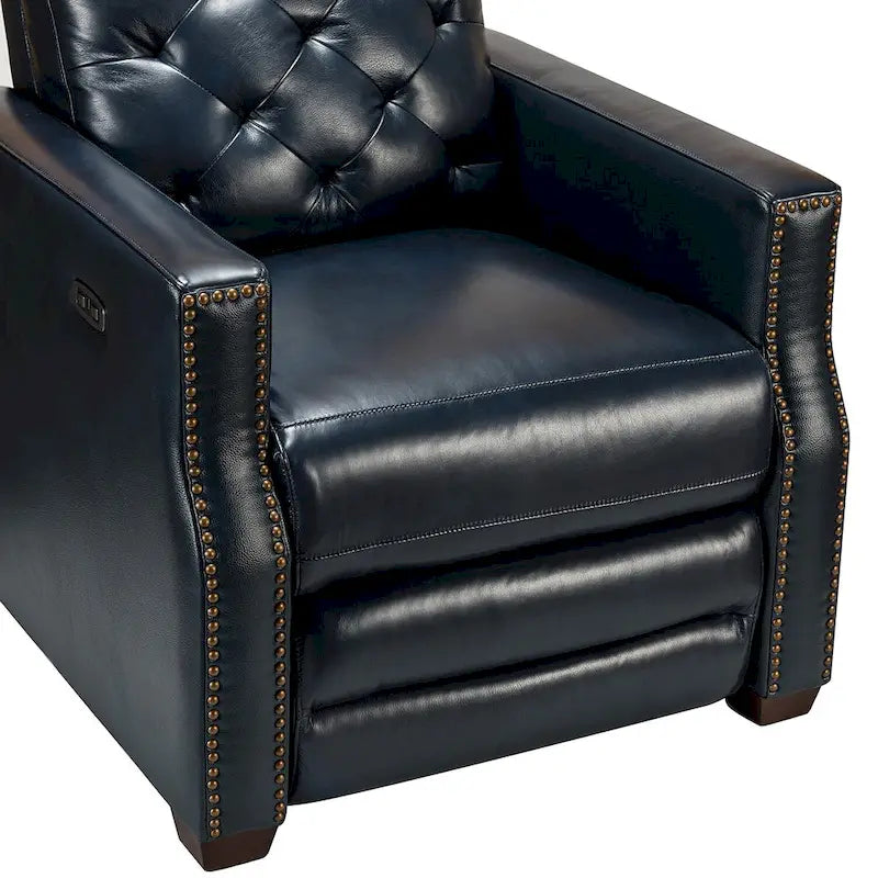 31.50 Wide Genuine Leather Power Recliner with USB Port