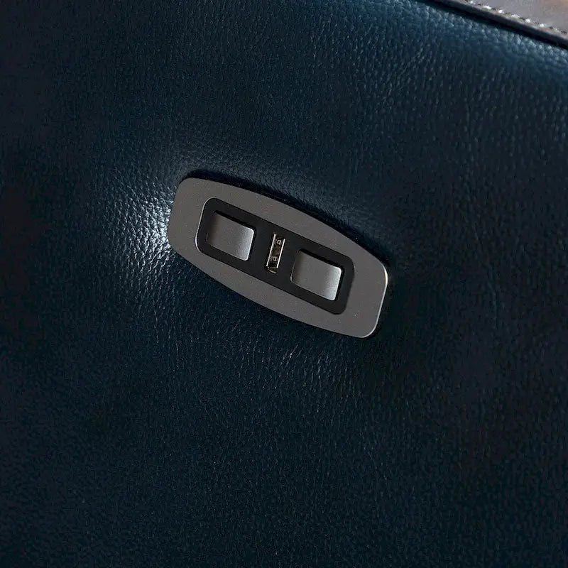 31.50 Wide Genuine Leather Power Recliner with USB Port