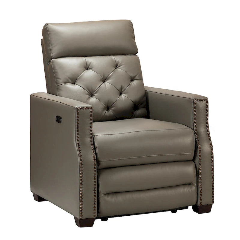 31.50 Wide Genuine Leather Power Recliner with USB Port