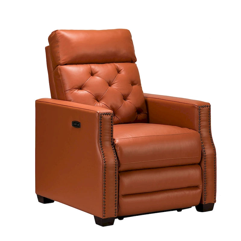31.50 Wide Genuine Leather Power Recliner with USB Port