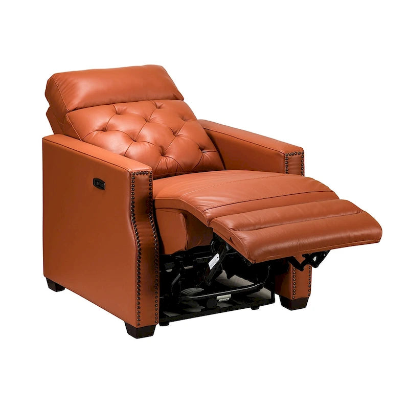 31.50 Wide Genuine Leather Power Recliner with USB Port