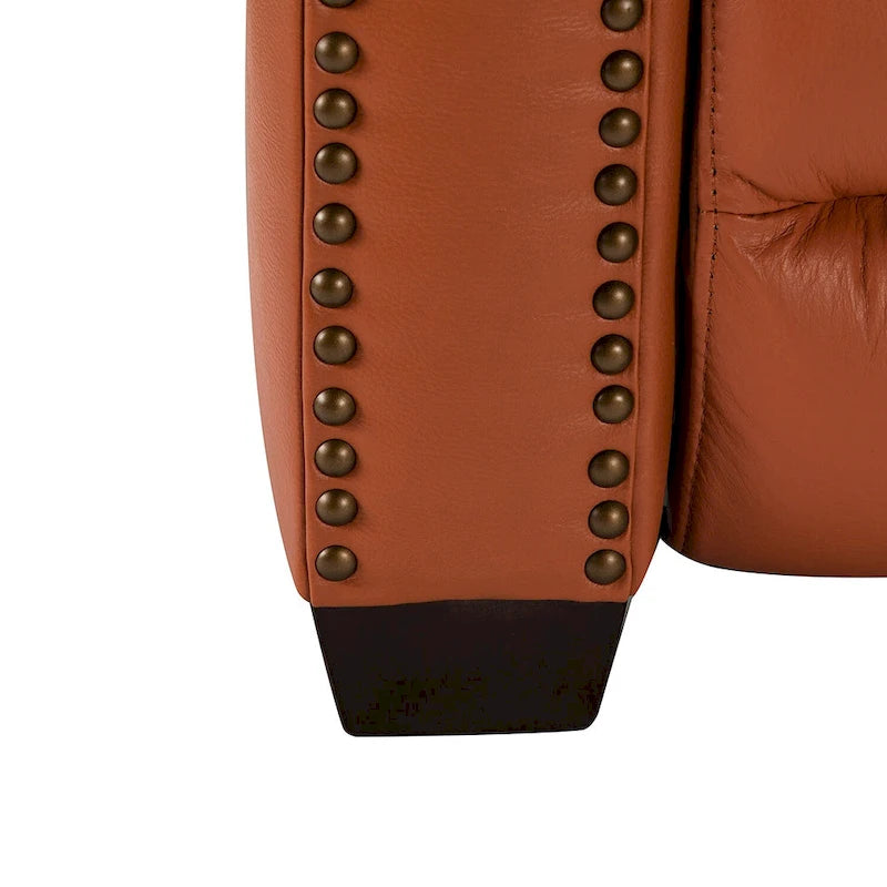31.50 Wide Genuine Leather Power Recliner with USB Port