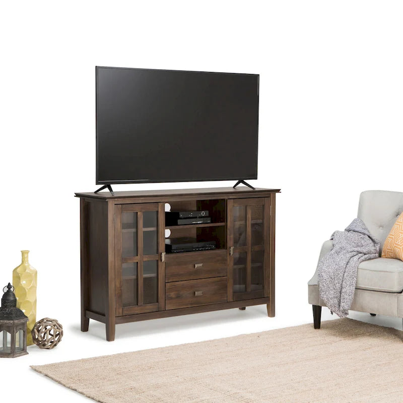 53-inch Solid Wood TV Media Stand - 53 inch wide