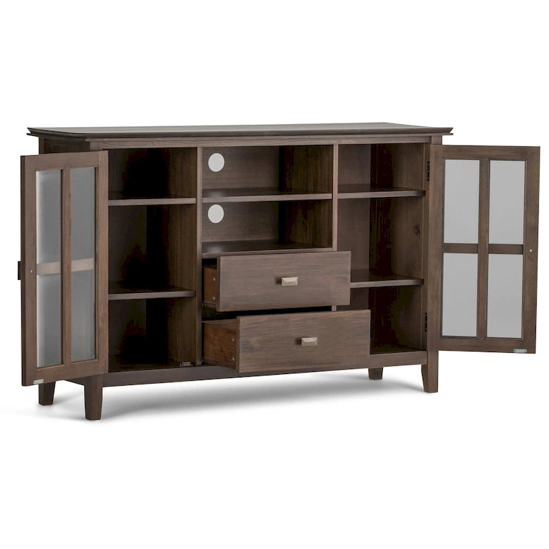 53-inch Solid Wood TV Media Stand - 53 inch wide
