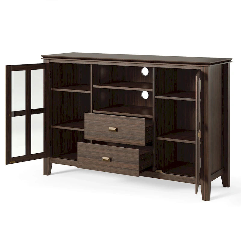 53-inch Solid Wood TV Media Stand - 53 inch wide