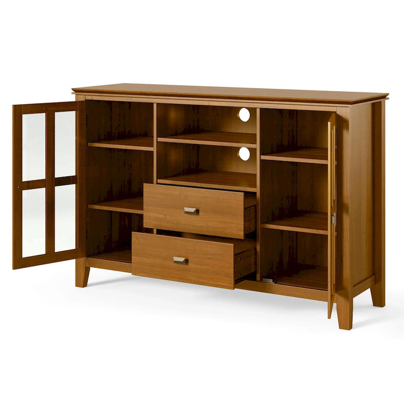 53-inch Solid Wood TV Media Stand - 53 inch wide