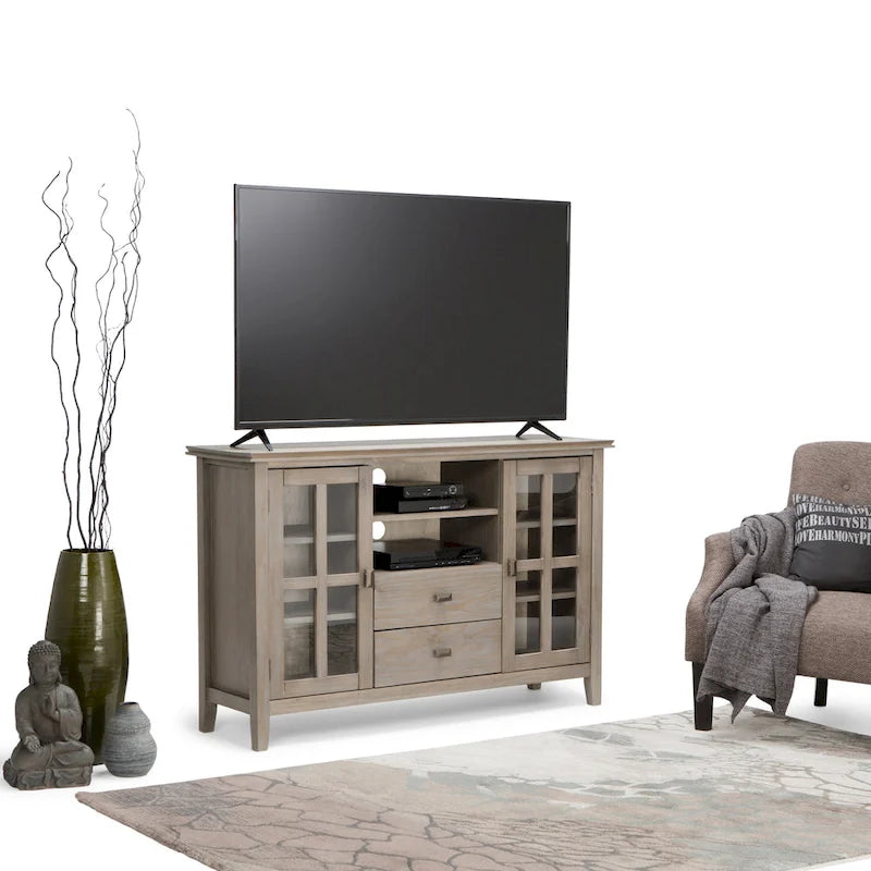 53-inch Solid Wood TV Media Stand - 53 inch wide
