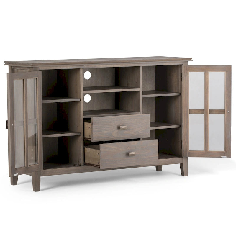 53-inch Solid Wood TV Media Stand - 53 inch wide