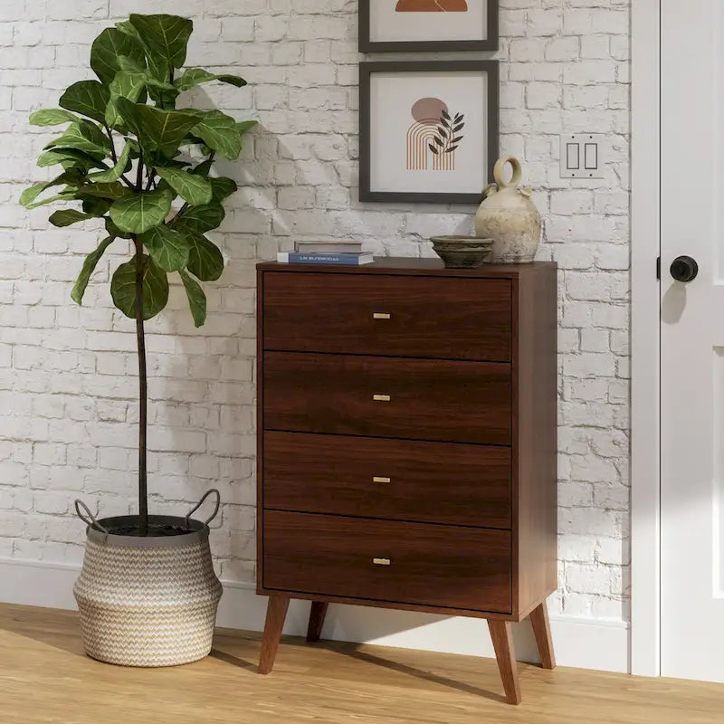 Mid Century Modern 4-Drawer Chest