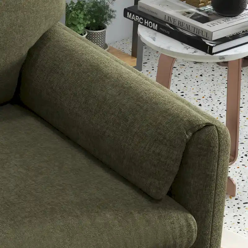 Upholstered Accent Chair Armchair Single Sofa