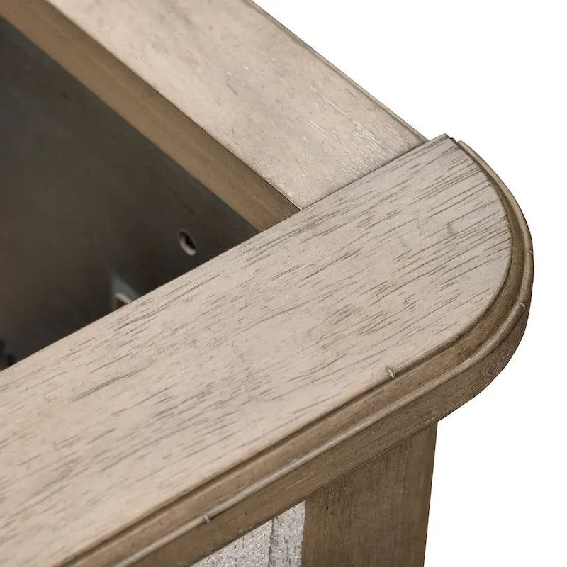 Dusty Taupe Shelter Bed