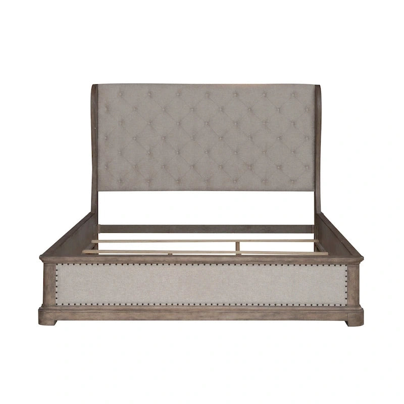 Dusty Taupe Shelter Bed