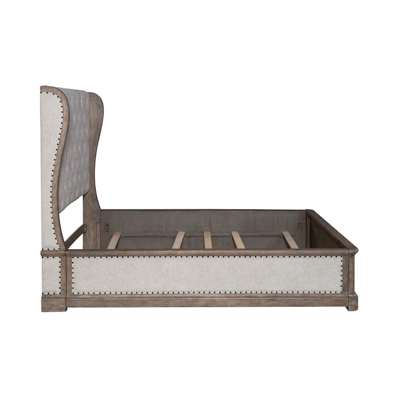 Dusty Taupe Shelter Bed