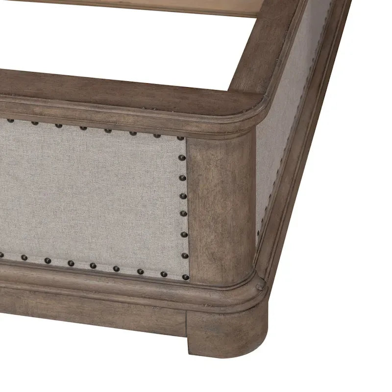 Dusty Taupe Shelter Bed