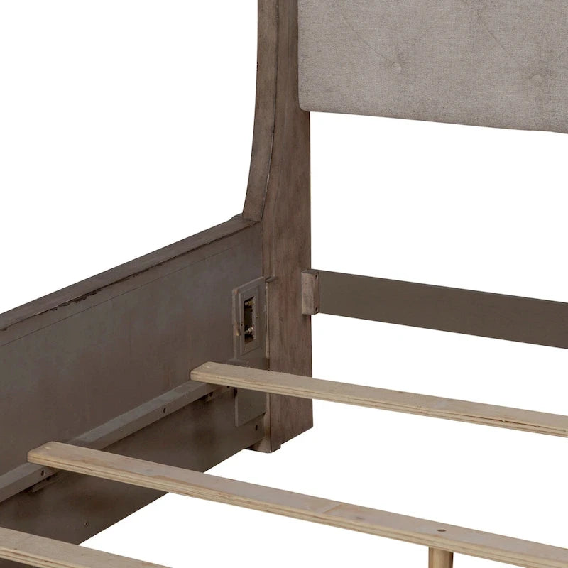 Dusty Taupe Shelter Bed