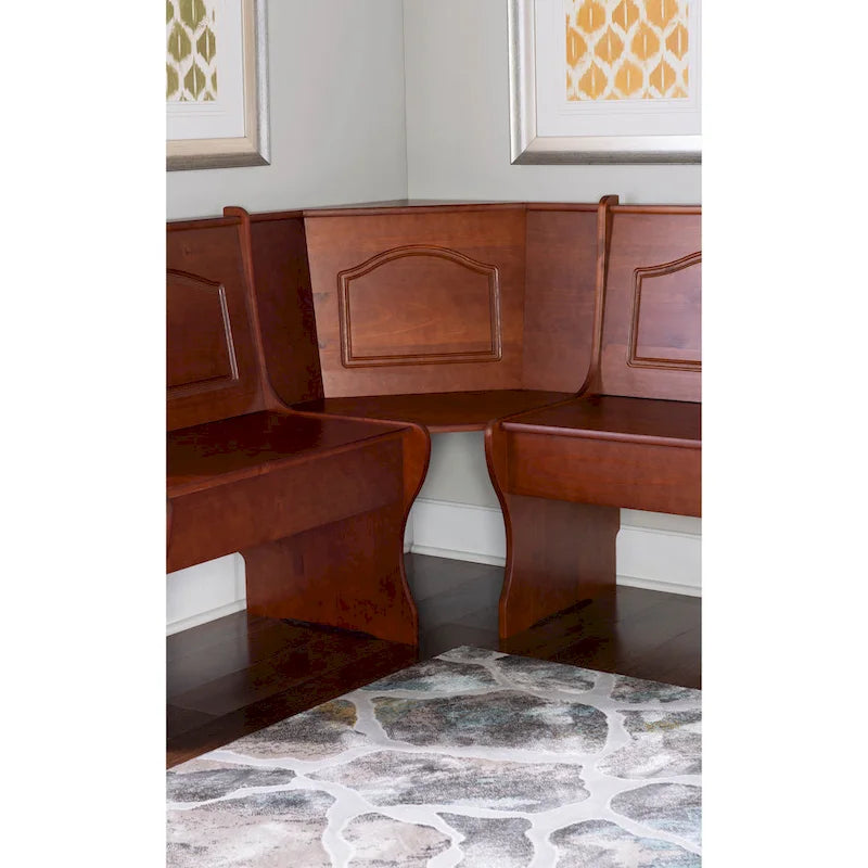 Corner Bench Dark Brown