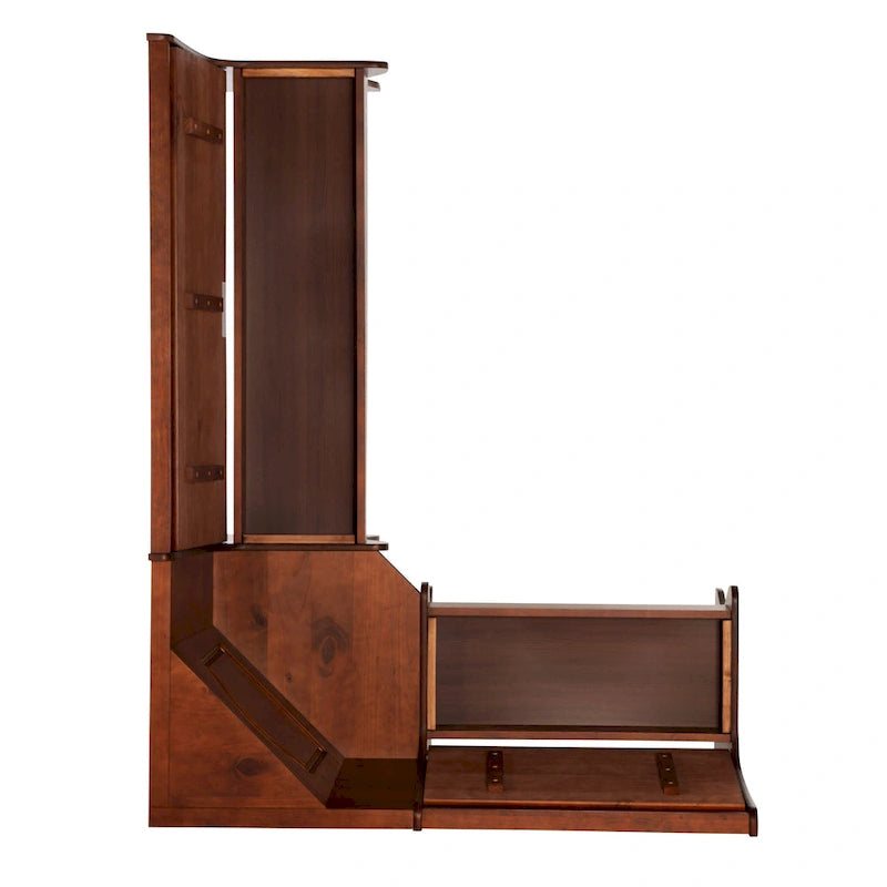 Corner Bench Dark Brown