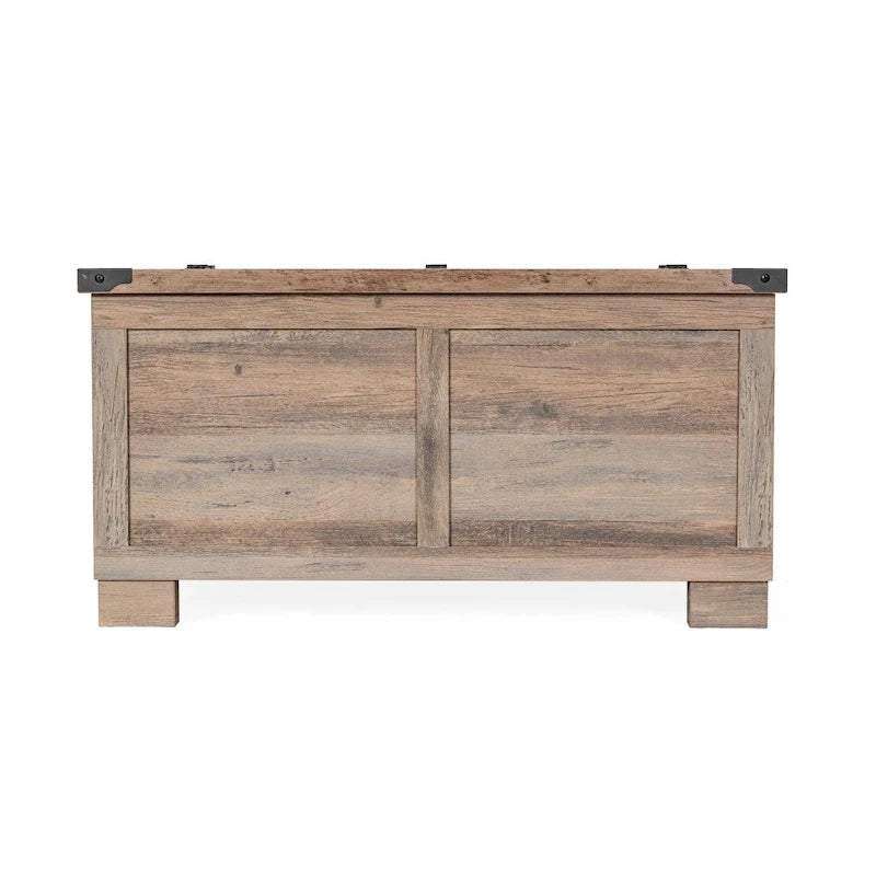 Farmhouse Coffee Table with Hinged Lift Top and Storage