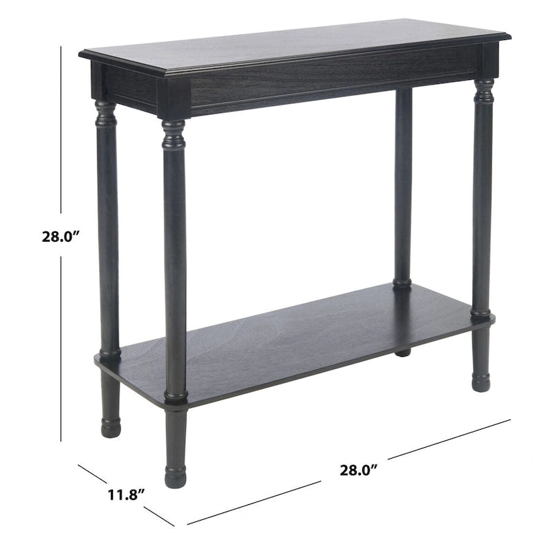 Rectangular Console Table - 28 W x 11.8 L x 28 H - 28Wx12Dx28H