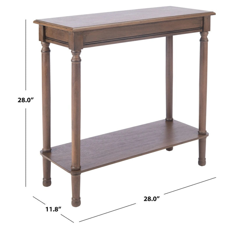 Rectangular Console Table - 28 W x 11.8 L x 28 H - 28Wx12Dx28H