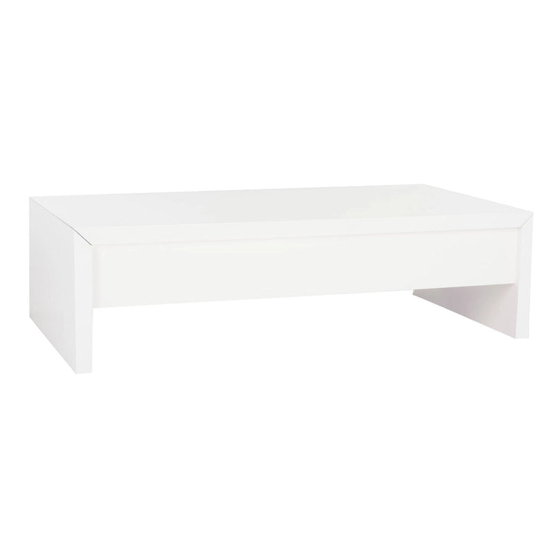 White Lift-Top Coffee Table - 47.2 x 23.6 x 13.4 - 47Wx24Dx13H