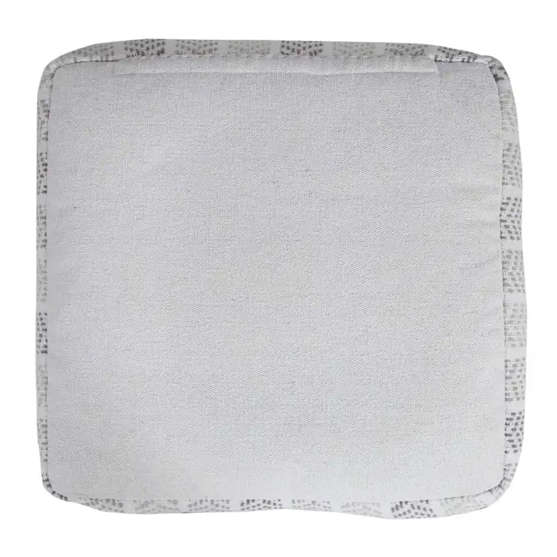 18 Gray 100% Cotton Ottoman