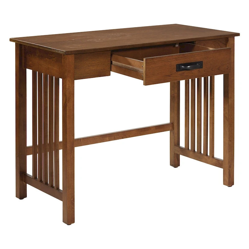 1-drawer Ash Oak Mission Desk