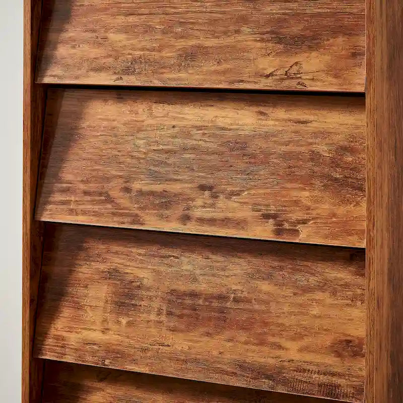 4-drawer Dresser Wood Tall Chest of Drawers for Bedroom Living Room